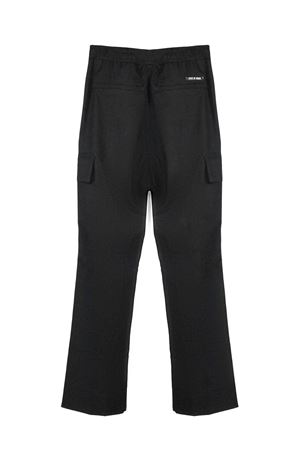 Pantalone cargo in cotone nero STATE OF ORDER | SP26033D001